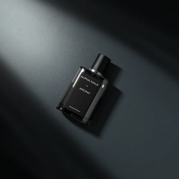 Perfume packaging showing 