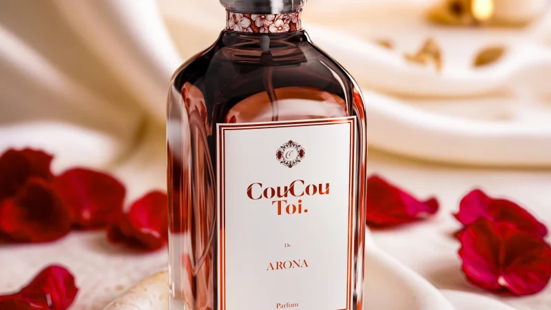 Product packaging featuring 