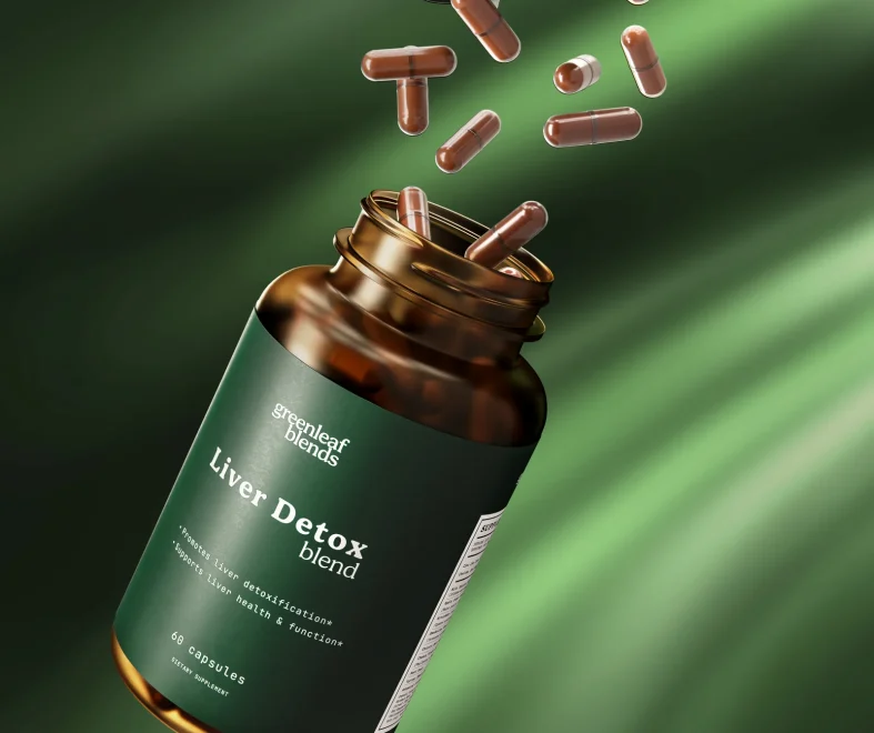 Greenleaf Blends — Turning Supplements Into a Premium Visual Brand