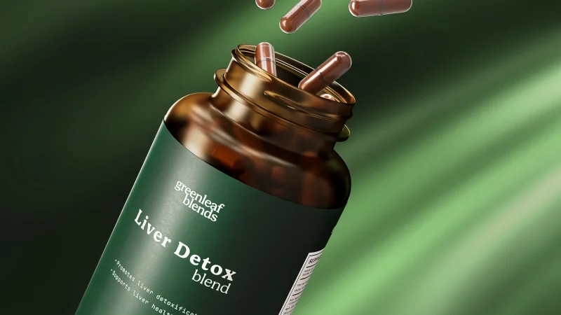 Greenleaf Blends — Turning Supplements Into a Premium Visual Brand