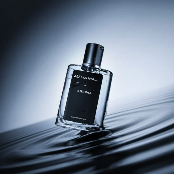 Perfume bottle packaging displaying 