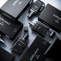 Perfume packaging featuring 